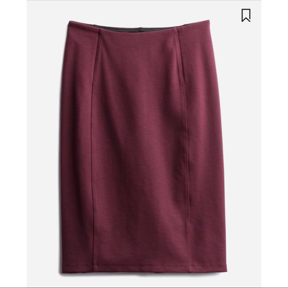 Liverpool Bia Textured Knit Pencil Skirt